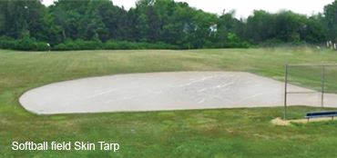 Softball Field Skin Tarp